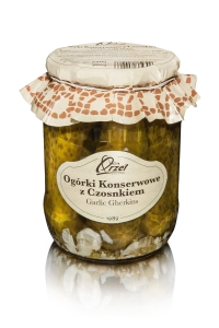 Ogórki Konserwowe z Czosnkiem 680g
